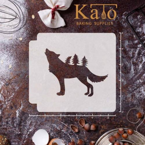 Wolf Forest 783-782 Stencil