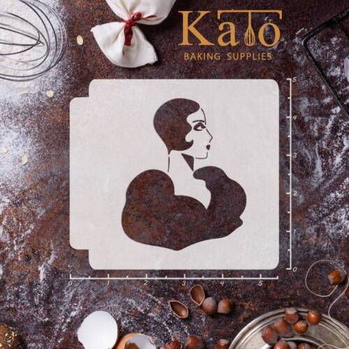1920s Flapper 783-B647 Stencil