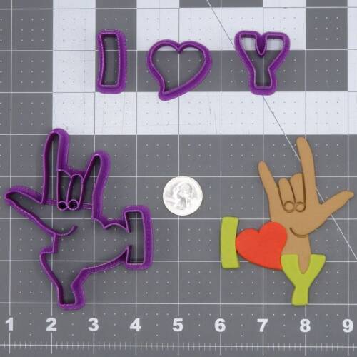 ASL I Love You 266-I747 Cookie Cutter Set