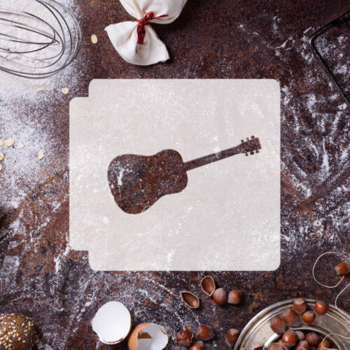 Acoustic Guitar 783-D231 Stencil Silhouette