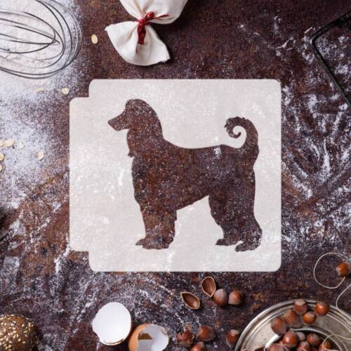 Afghan Dog Body 783-D462 Stencil Silhouette