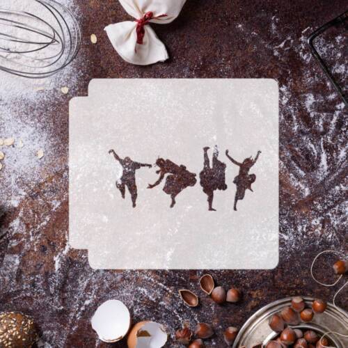 African Dancers 783-E346 Stencil