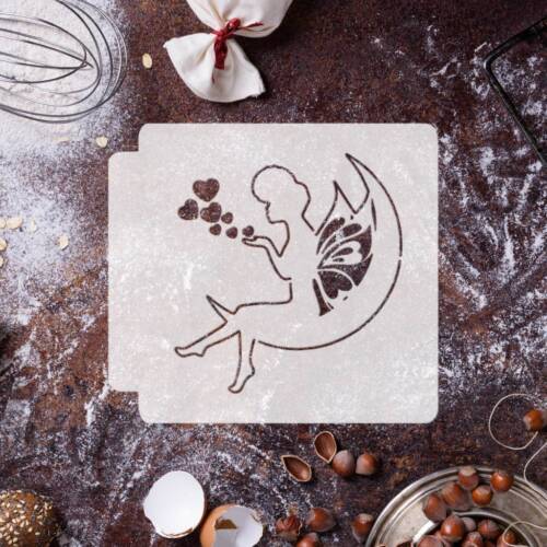 Afro Girl Fairy 783-G661 Stencil