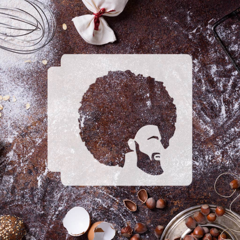 Afro Man Head 783-G456 Stencil Afro Man Head 783-G456 Stencil