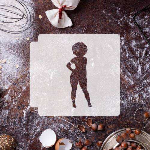 Afro Woman Body 783-G998 Stencil
