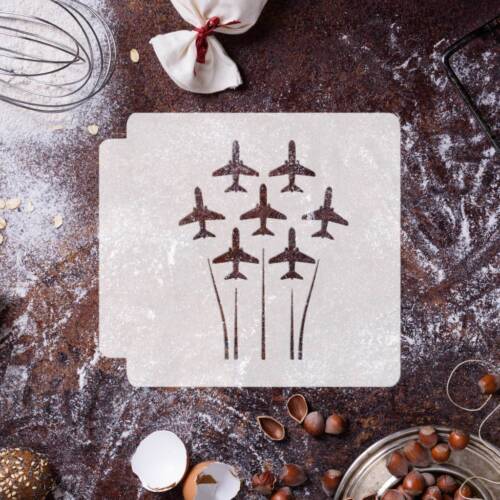 Airplane Flying Formation 783-G189 Stencil