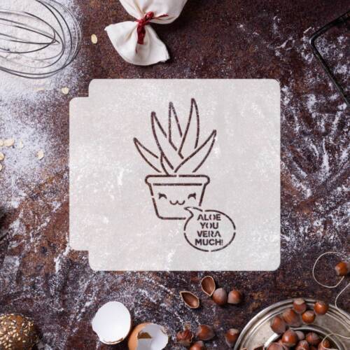 Aloe You Vera Much Plant 783-E145 Stencil