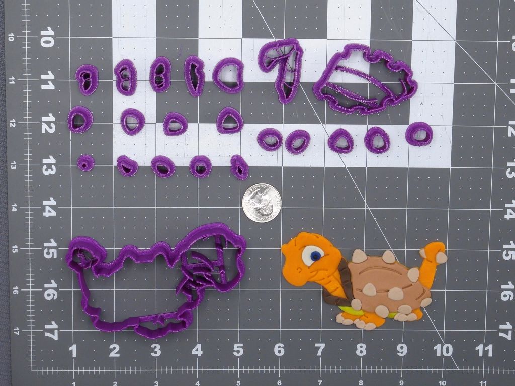 Ankylosaurus Dinosaur 266-G945 Cookie Cutter Set