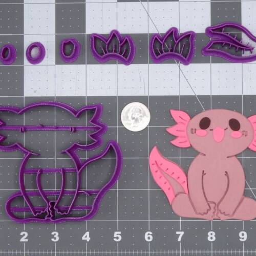 Axolotl Body 266-I222 Cookie Cutter Set