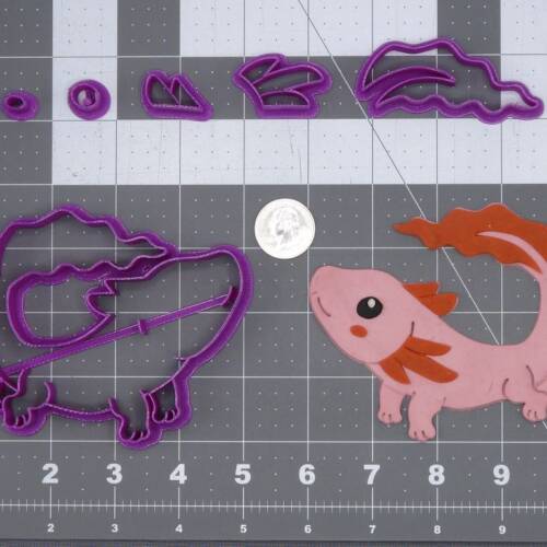 Axolotl Body 266-I402 Cookie Cutter Set
