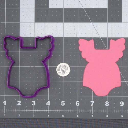 Baby Bodysuit 266-J181 Cookie Cutter Silhouette