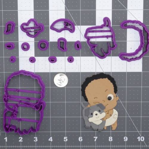 Baby Boy with Dog 266-E744 Cookie Cutter Set