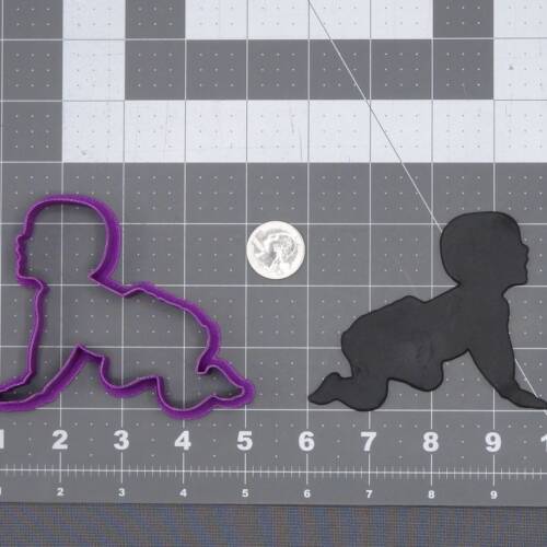 Baby Crawling 266-I968 Cookie Cutter Silhouette