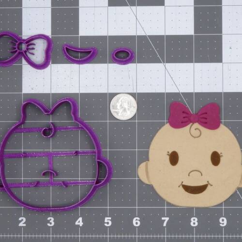 Baby Head 266-H693 Cookie Cutter Set