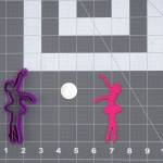 Ballerina 266-I129 Cookie Cutter Silhouette