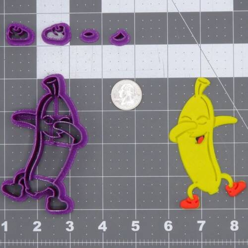 Banana Dabbing 266-H699 Cookie Cutter Set