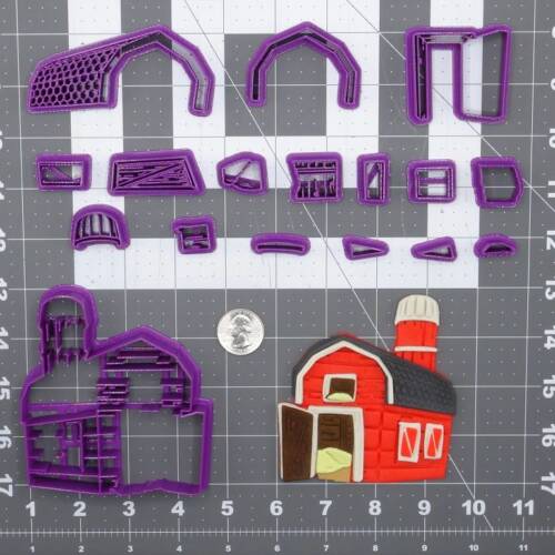 Barn 266-F146 Cookie Cutter Set