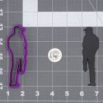 Baseball Player 266-J146 Cookie Cutter Silhouette