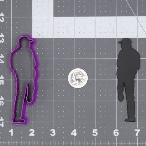 Baseball Player 266-J146 Cookie Cutter Silhouette