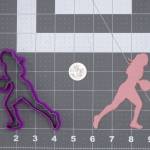 Basketball Player 266-H951 Cookie Cutter Silhouette