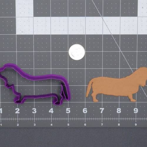 Basset Hound Dog Body 266-F703 Cookie Cutter Silhouette