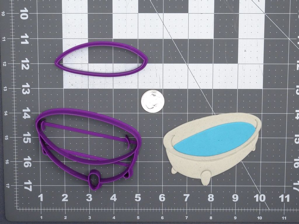 Bathtub 266-E929 Cookie Cutter Set