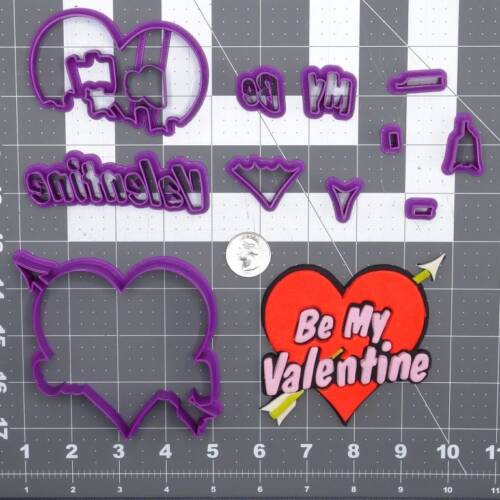 Be My Valentine 266-G237 Cookie Cutter Set