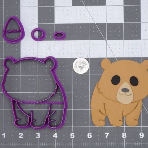 Bear Body 266-H827 Cookie Cutter Set