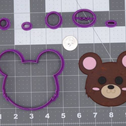 Bear Head 266-H259 Cookie Cutter Set