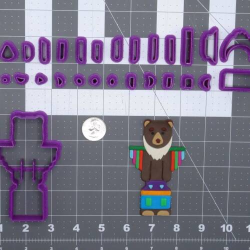 Bear Totem 266-G598 Cookie Cutter Set