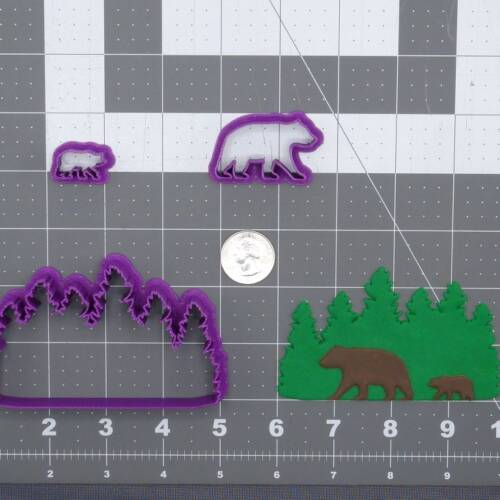Bears in Forest 266-E516 Cookie Cutter Set