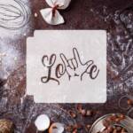 ASL Love 783-H442 Stencil