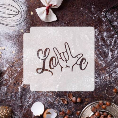 ASL Love 783-H442 Stencil