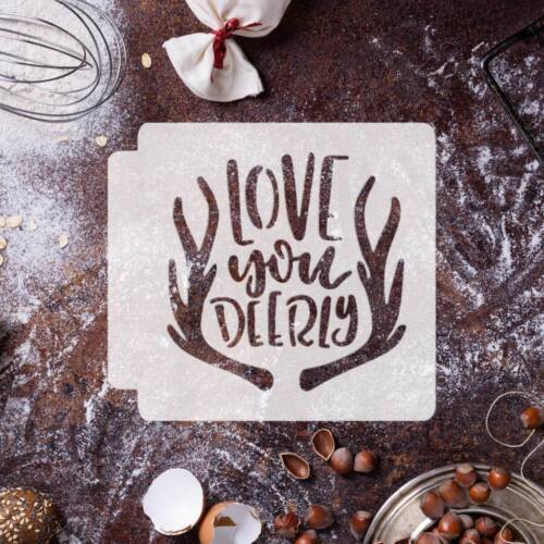 Antlers Love You Deerly 783-H064 Stencil