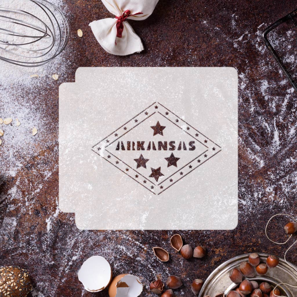 Arkansas State Flag 783-D336 Stencil