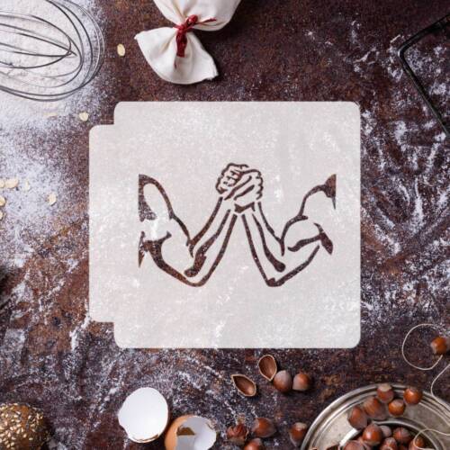 Arm Wrestling 783-G283 Stencil