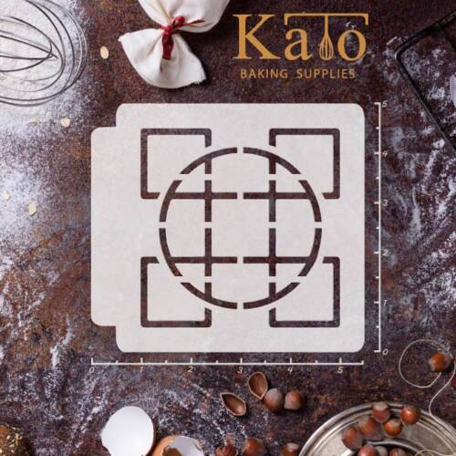 Art Deco Geometric Motif 783-B572 Stencil
