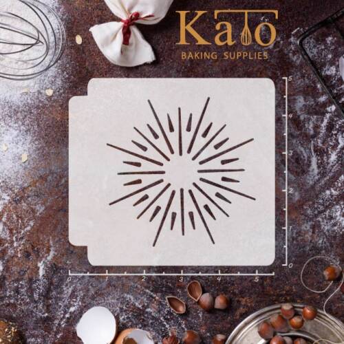 Art Deco Star Burst 783-B570 Stencil