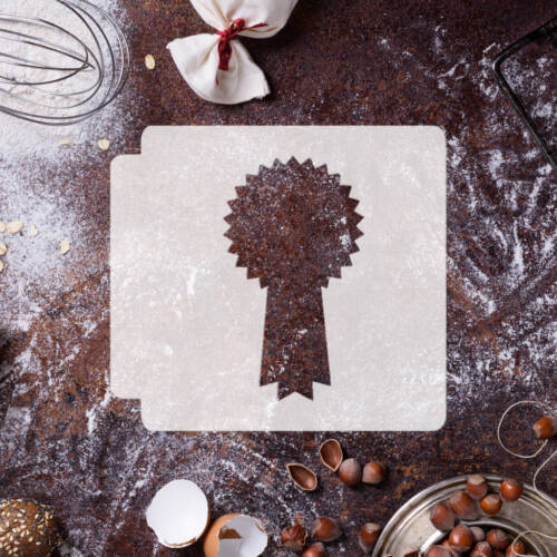 Award Ribbon 783-D369 Stencil Silhouette