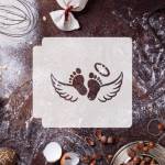 Baby Angel Feet 783-G684 Stencil