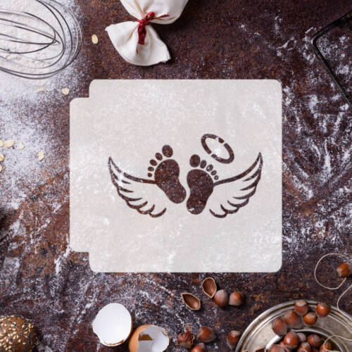 Baby Angel Feet 783-G684 Stencil